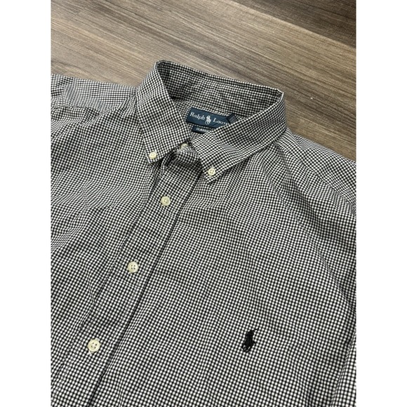 Ralph Lauren Short Sleeve Button Down Mens Size 2XB Plaid Shirt‎ Classic Fit - Picture 1 of 6